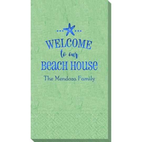 Welcome to Our Beach House Bali Guest Towels